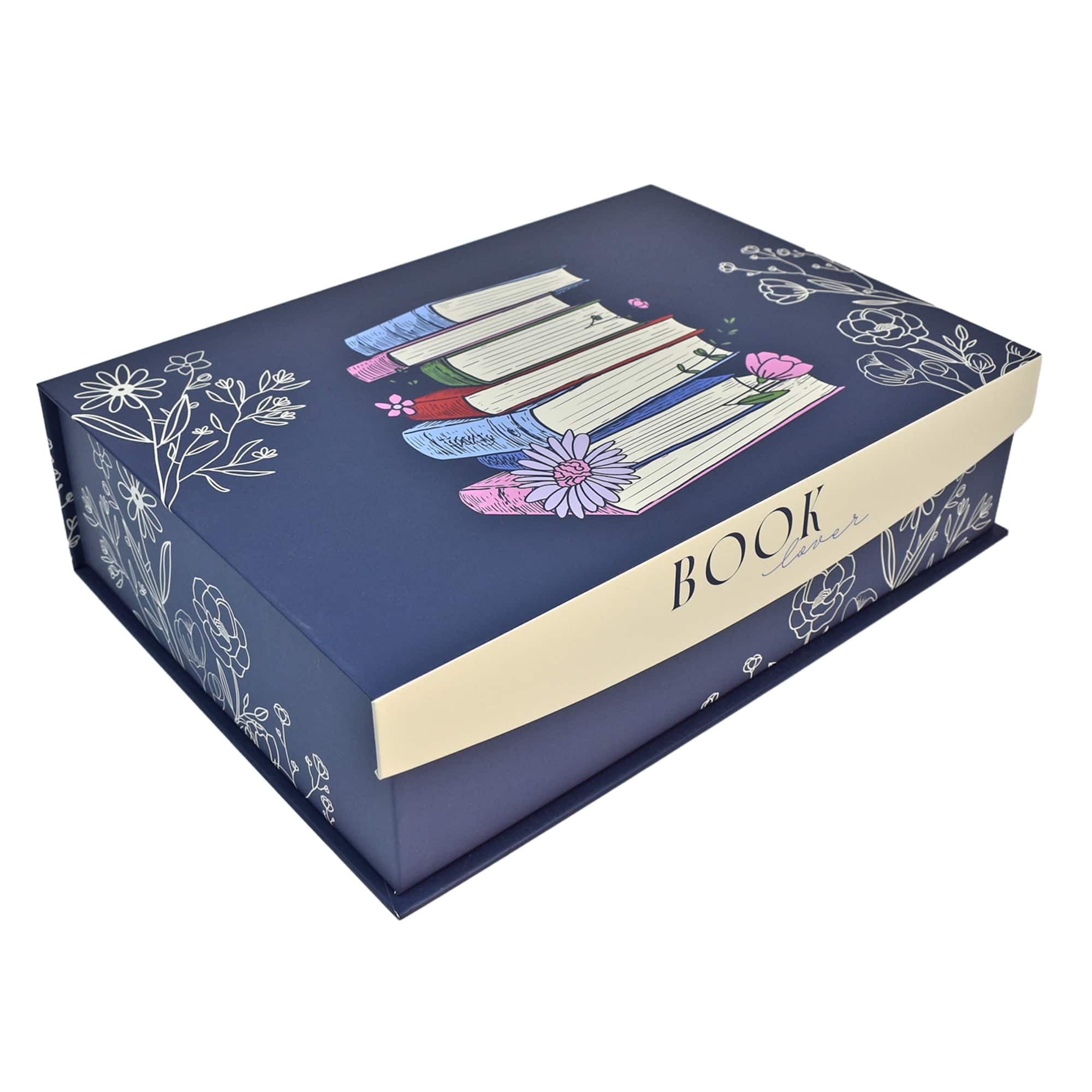 Small Book Lover Decorative Flip Top Book Box by Ashland®